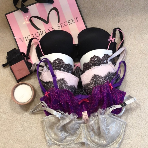 Bundle Set of 4 Victoria's Secret Bras 32DD - Picture 8 of 8
